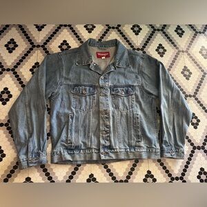 Wrangler Hero Men's Cowboy Cut Unlined Collared XL Blue Denim Jean Jackets